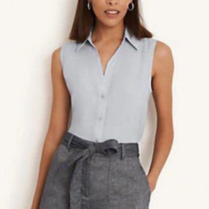 NWT - Ann Taylor Sleeveless Essential Shirt